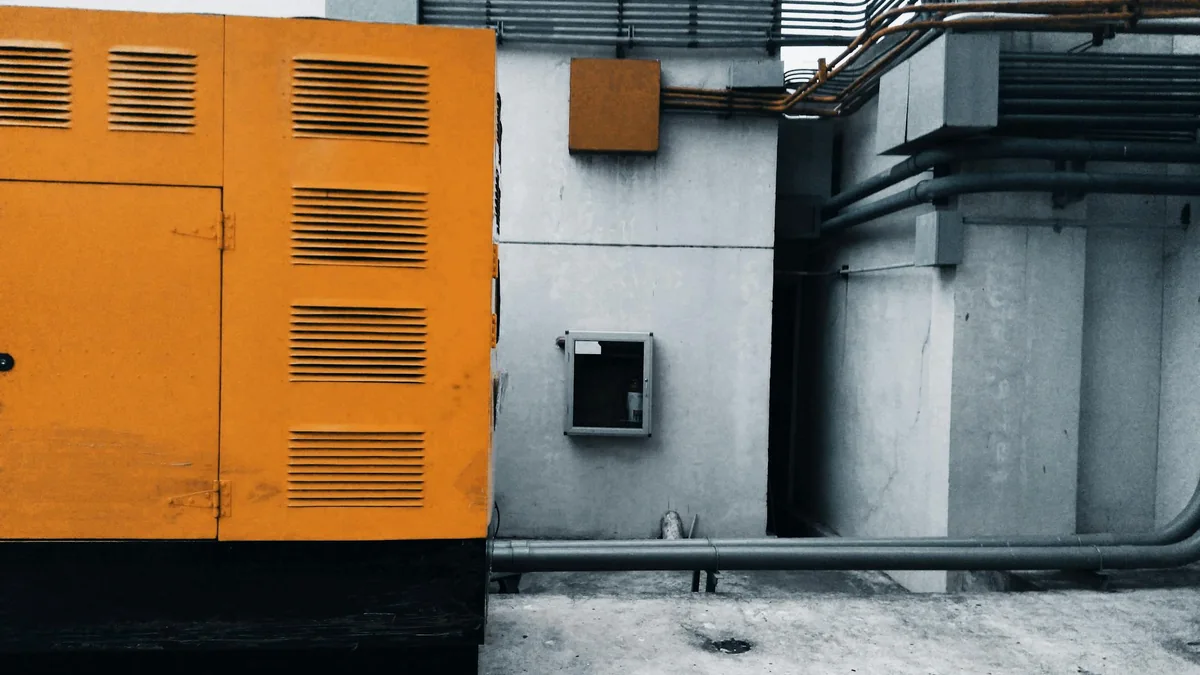 Industrial Generator For Genset Maintenance Article